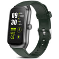 anyloop Fitness Tracker with 24/7 Heart Rate/Swimming/Sleep/Calorie/Step Tracker IP68 Waterproof Smart Watch 100+ Sports Modes Fitness Watch for Women Men (Green fits 5.5-7.87 inch Wrist)