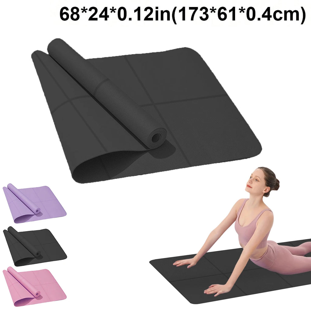 Yoga Mat Anti-skid Sports Fitness EVA Comfort Foam 4MM Thick Yoga Mat