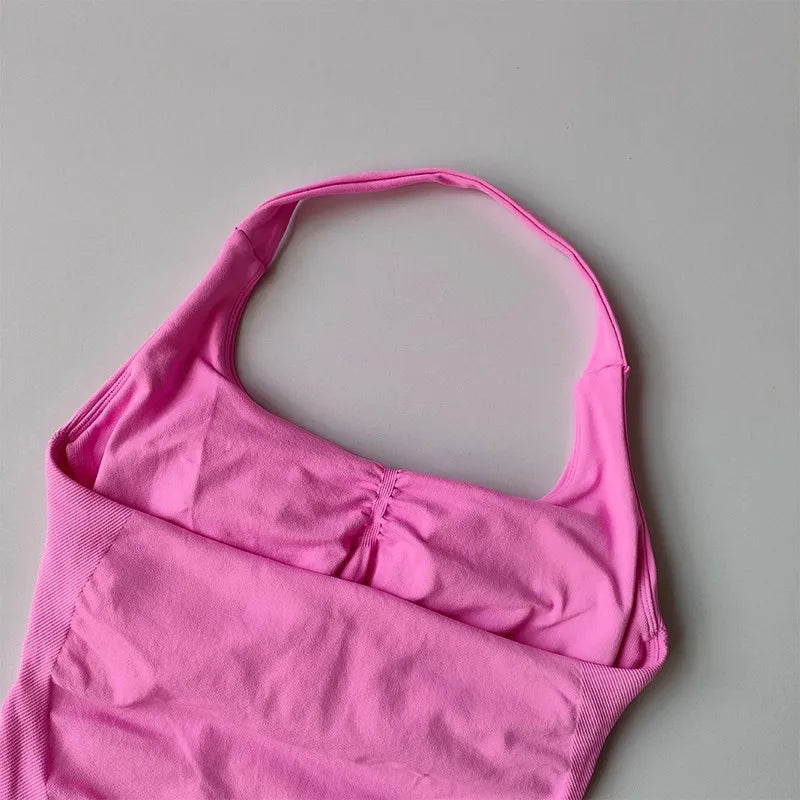 Halter Yoga Vest, Shockproof Running Sports, High-Strength Sports