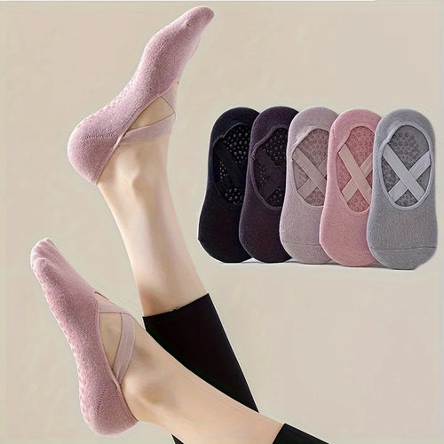 1/2/3/4/5 Anti-Slip yoga Socks Fitness Exercise Professional Anti-Slip