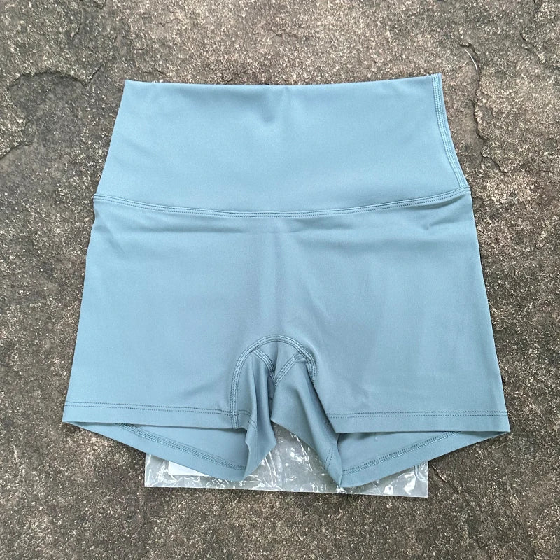 Women Sports Shorts High Waist Yoga Shorts Slim Fit Butt Lift Gym