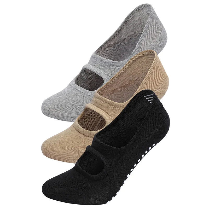 Backless aerobics Pilates socks dance trampoline fitness socks floor