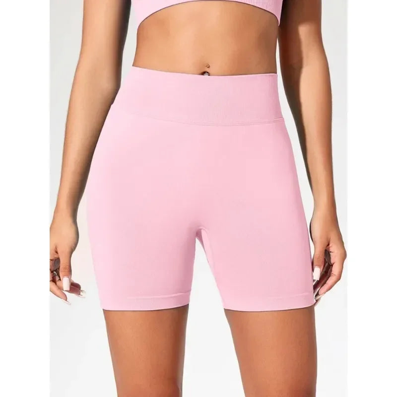 Summer High Waisted Yoga Shorts for Women Fashionable and Sexy Running