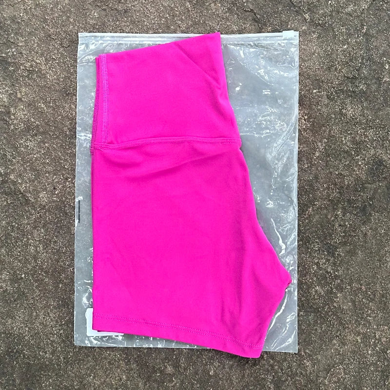 Women Sports Shorts High Waist Yoga Shorts Slim Fit Butt Lift Gym